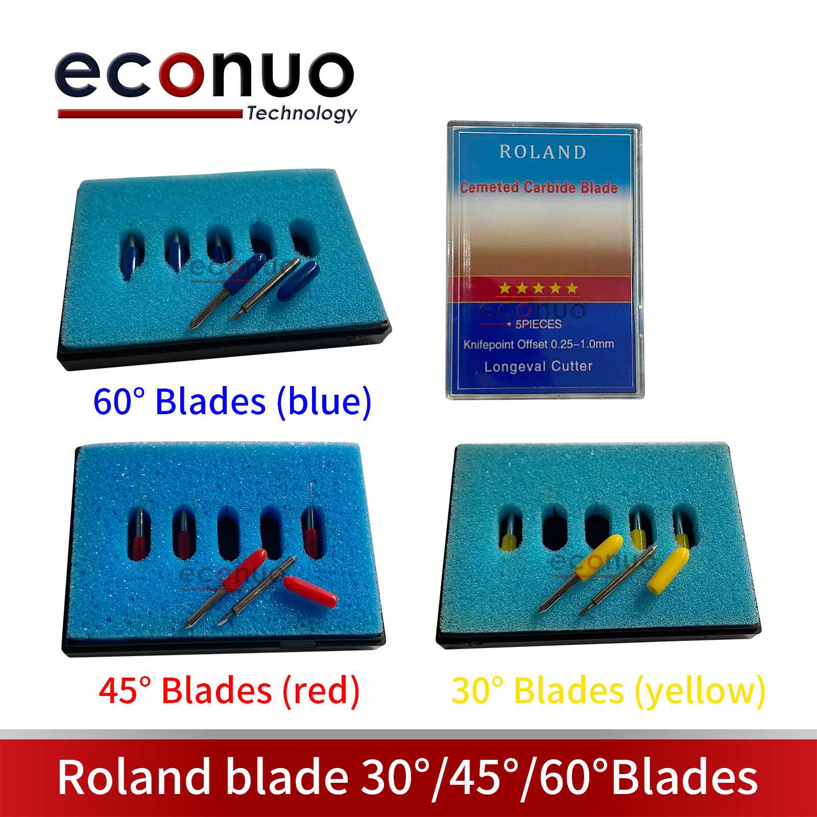 Cutting Plotter Blade - 5PCS 30/45/60 Degrees Replacement Blades For