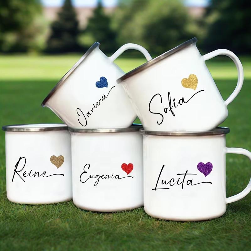 Sublimation Mug Blank - Personalized Mug Heart with Name Cup