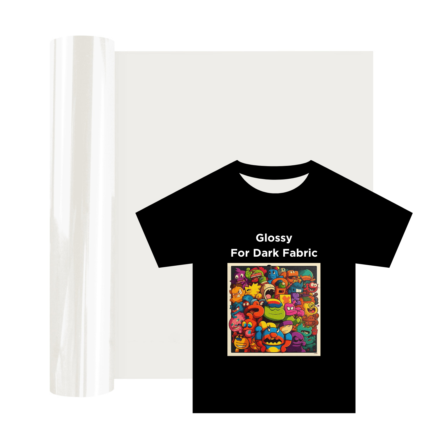 Dtf Hot Peel Film - Sublimation Vinyl for Dark/Light Fabrics -