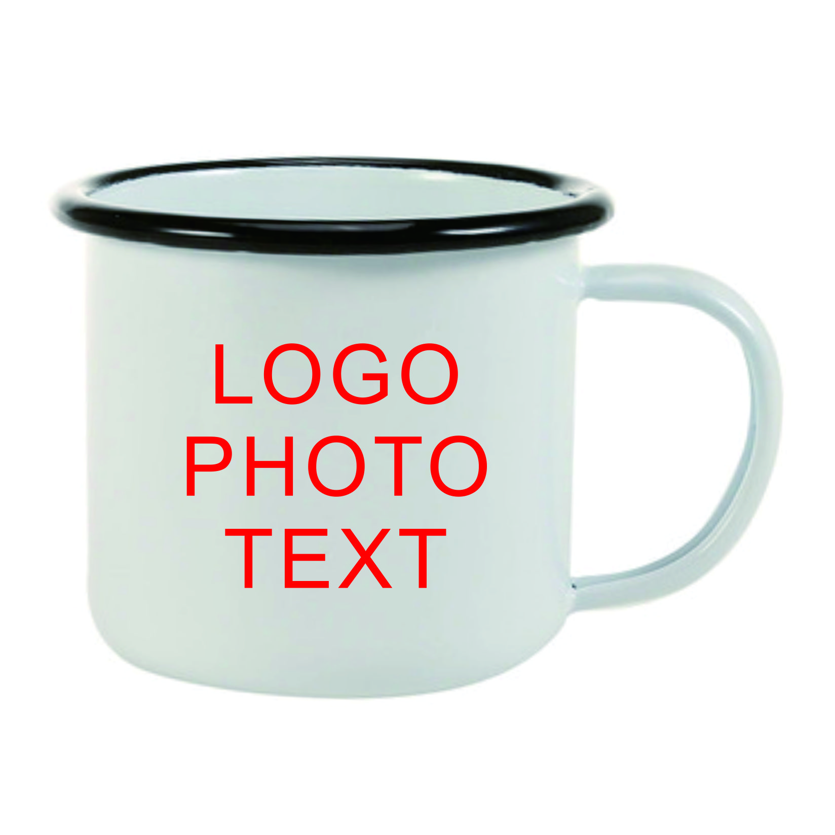 Sublimation Mug Blank - 350ML Enamel Coffee Mug DIY LOGO