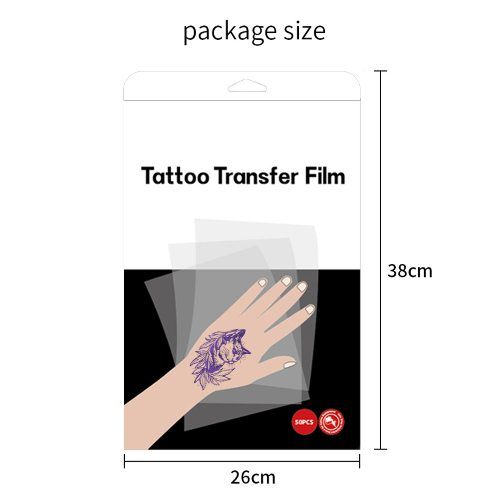 50PCS Transparent Tattoo Trans - Foil Transfer Machine incelemesi ve fiyatı