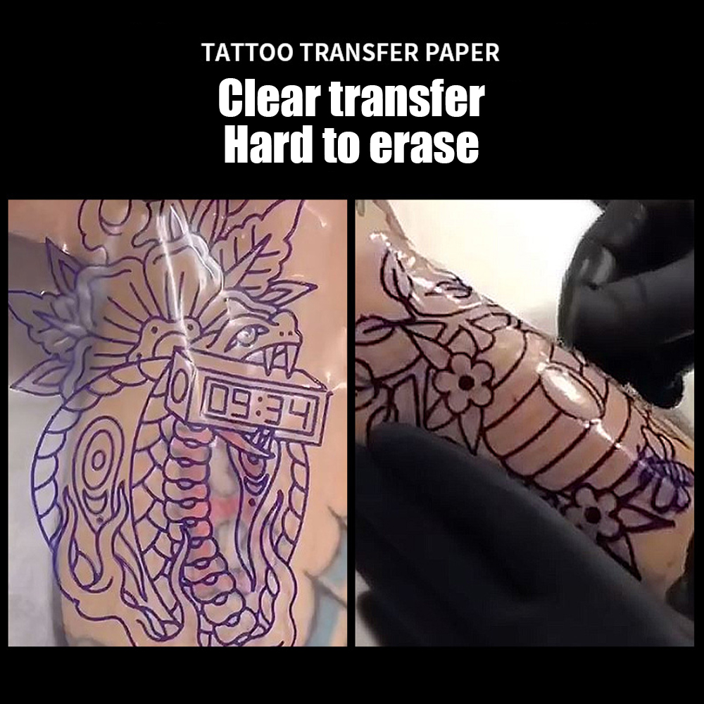50PCS Transparent Tattoo Trans - Foil Transfer Machine incelemesi ve fiyatı