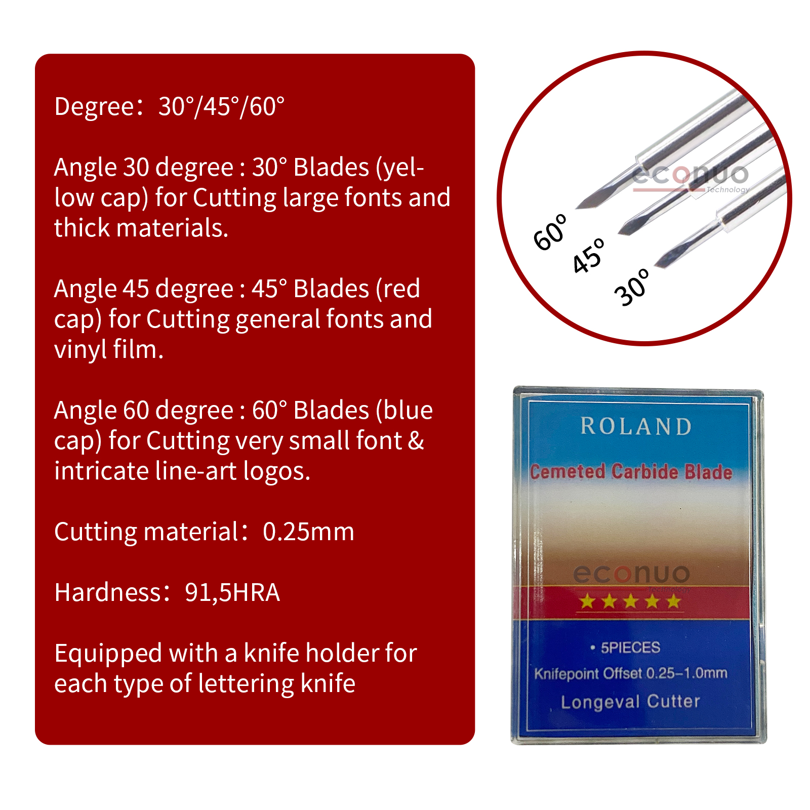 5PCS 30/45/60 Degrees Replacem - Cutting Plotter Blade incelemesi ve fiyatı