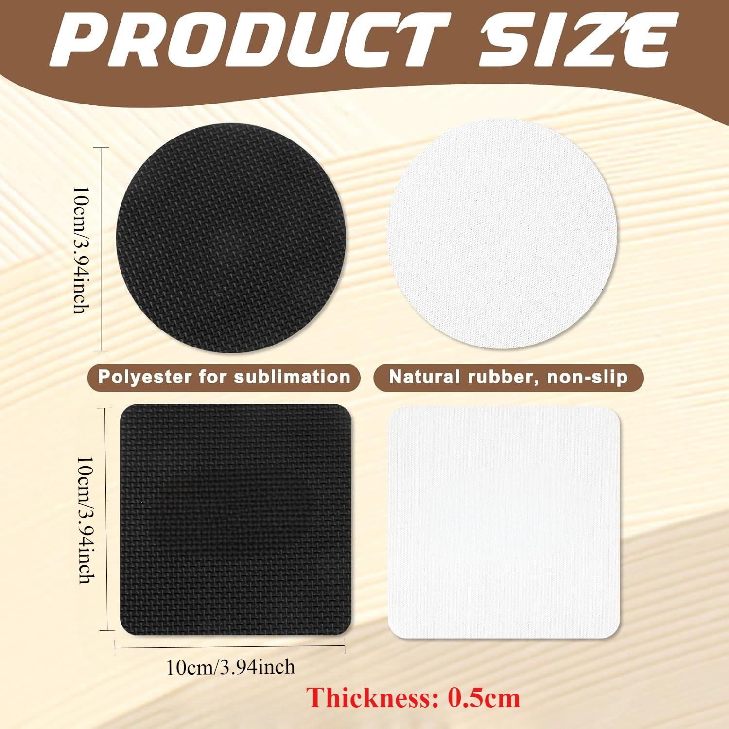 10 Pcs Sublimation Coasters Bl - Sublimation Mug Blank incelemesi ve fiyatı