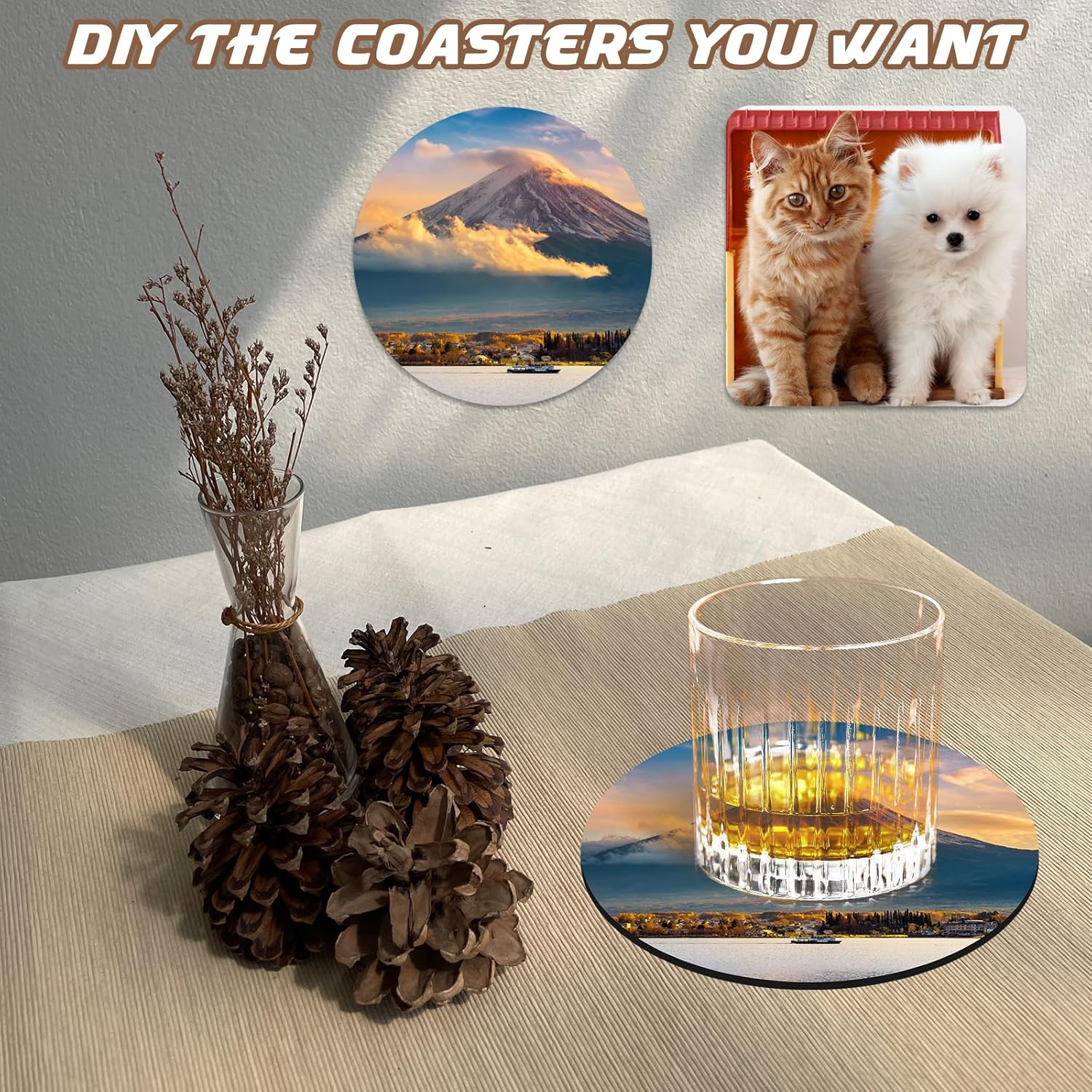 10 Pcs Sublimation Coasters Bl - Sublimation Mug Blank incelemesi ve fiyatı