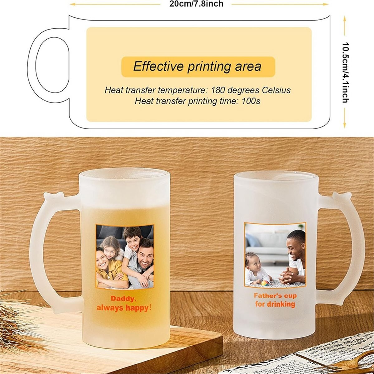 2 Pcs Sublimation Blank Beer M - Sublimation Mug Blank incelemesi ve fiyatı