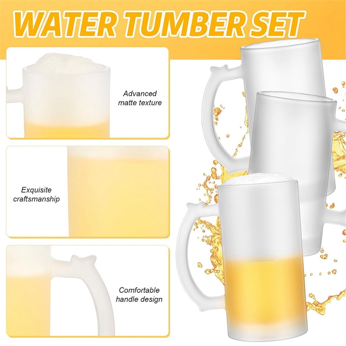 2 Pcs Sublimation Blank Beer M - Sublimation Mug Blank incelemesi ve fiyatı