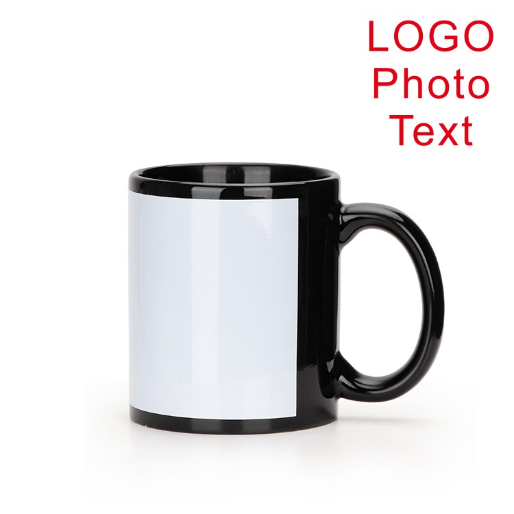 Black Cup DIY LOGO Ceramic 350 - Sublimation Mug Blank incelemesi ve fiyatı