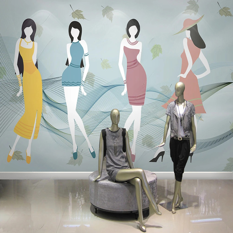 Custom Mural Modern fFresh Sho - Commercial Wallpaper Printing incelemesi ve fiyatı