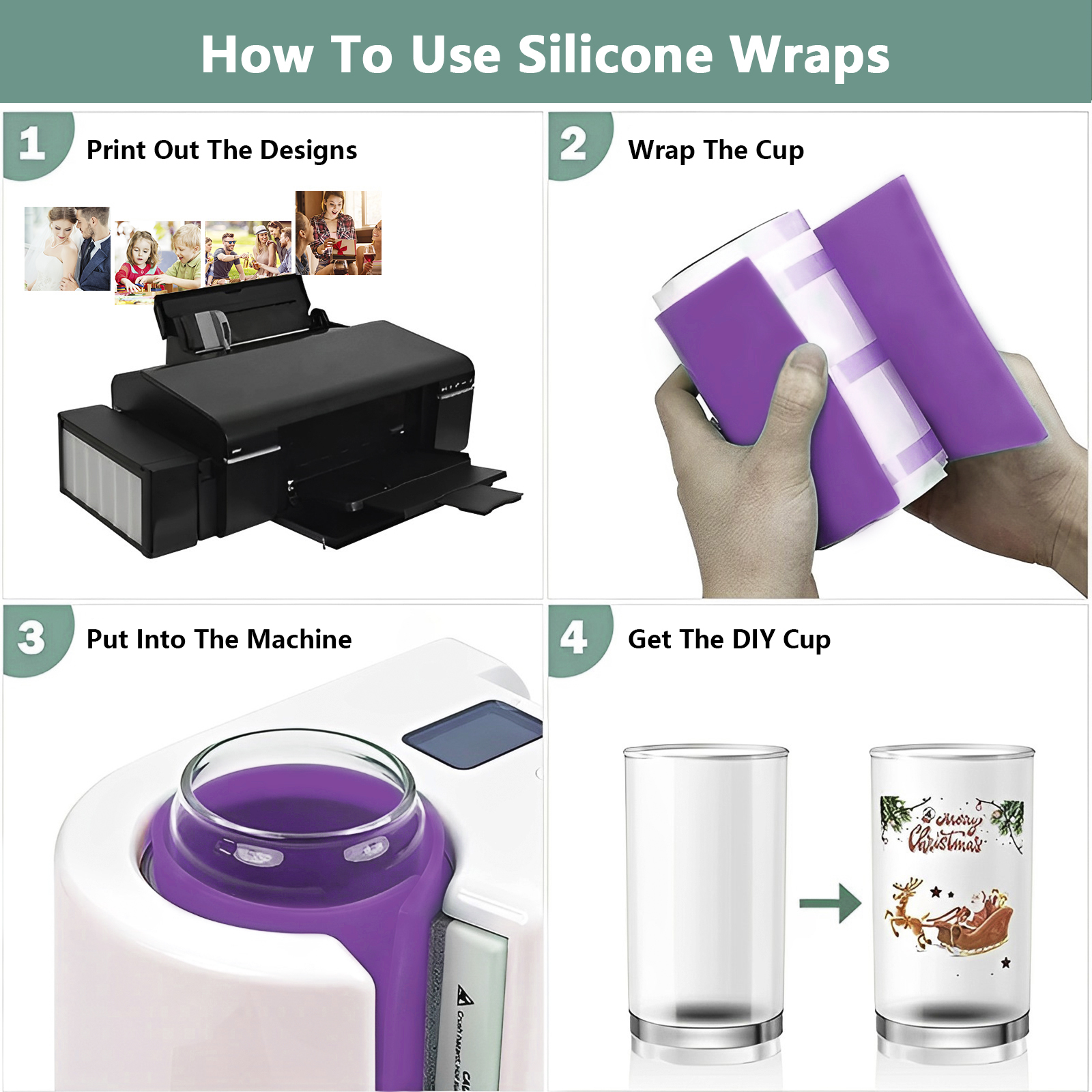 3pcs Sublimation Tumblers Wrap - Sublimation Mug Blank incelemesi ve fiyatı