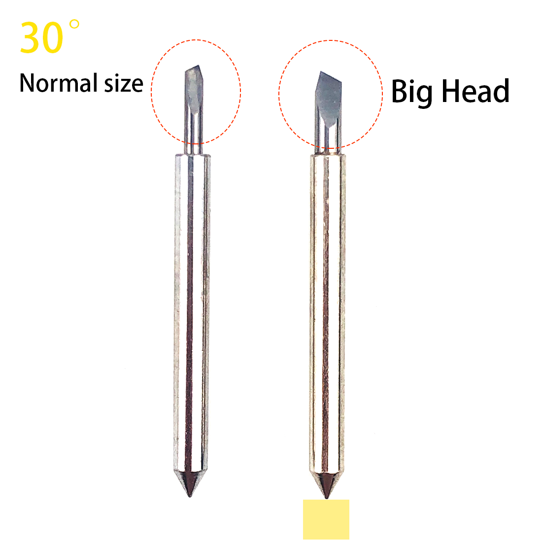 15pcs 30 Degrees Dia. 2mm Big  - Cutting Plotter Blade incelemesi ve fiyatı