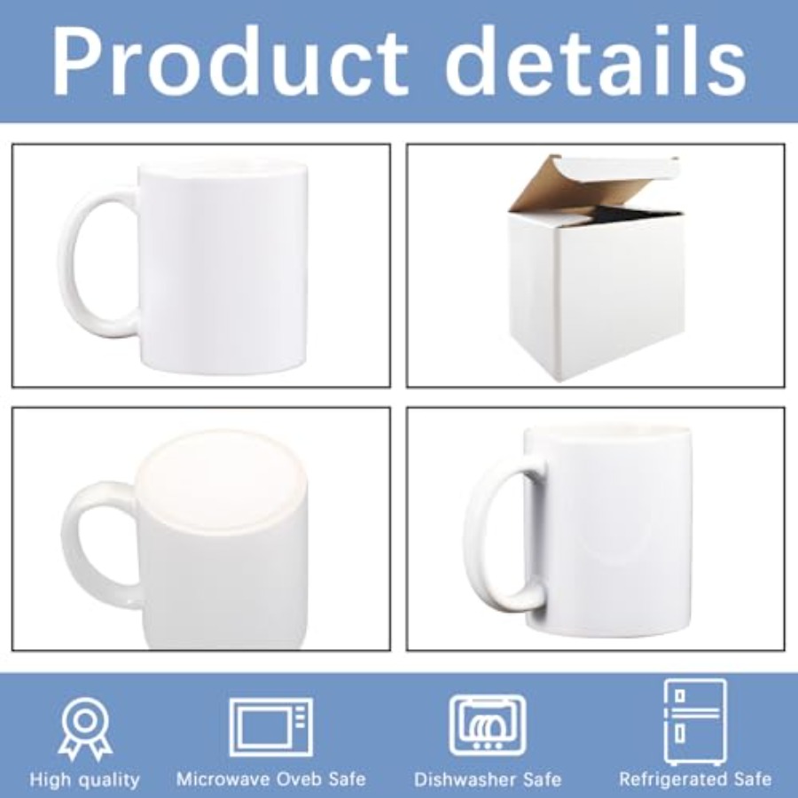 PACK 11 oz sublimation mugs wi - Sublimation Mug Blank incelemesi ve fiyatı