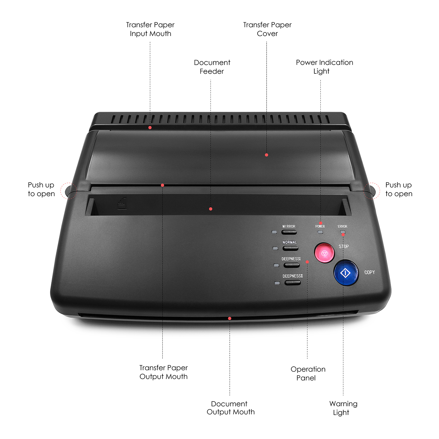 Tattoo Transfer Machine Stenci - Commercial Photo Printer incelemesi ve fiyatı