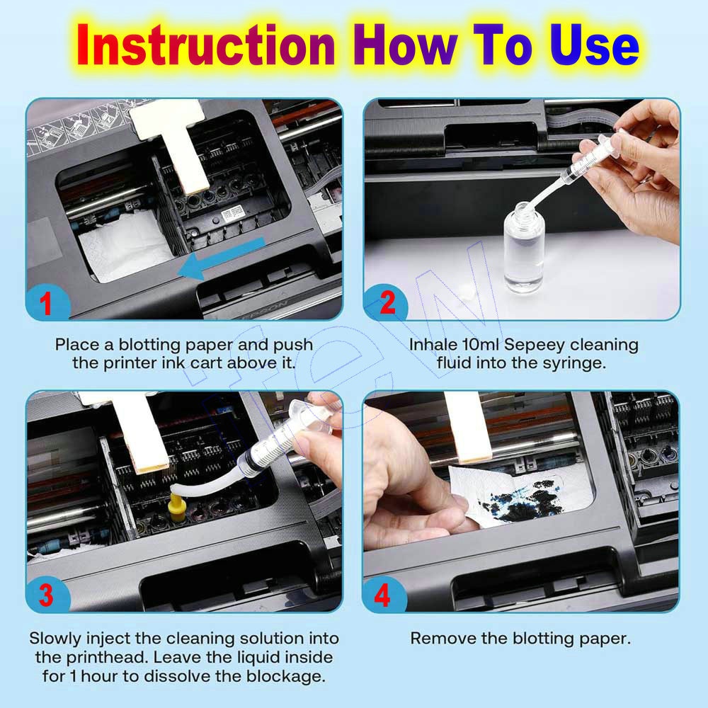 100ML Inkjet Printer Head Clea - Print Head Cleaning Kit incelemesi ve fiyatı