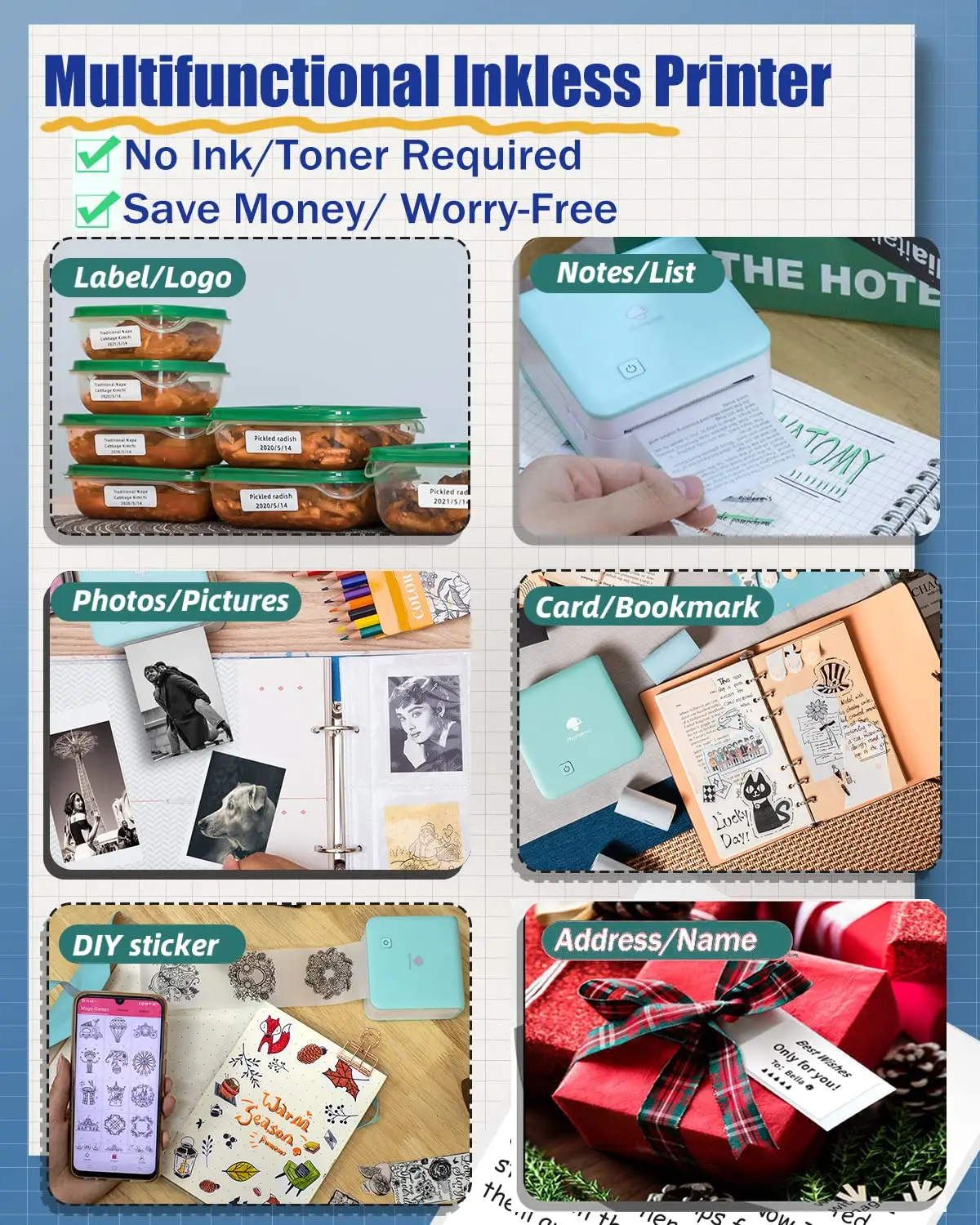 Phomemo M02Pro Mini Portable P - Commercial Photo Printer incelemesi ve fiyatı