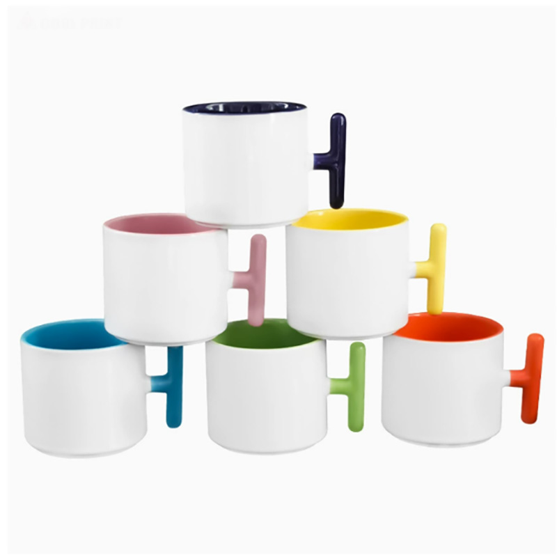 2PCS Creativity T-shaped handl - Sublimation Mug Blank incelemesi ve fiyatı