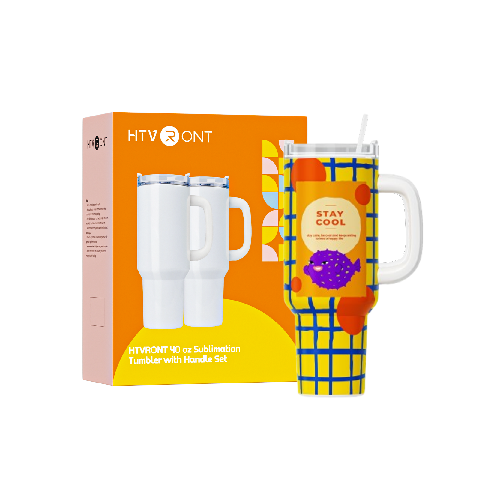 HTVRONT 2 Pack 40oz Sublimatio - Sublimation Mug Blank incelemesi ve fiyatı