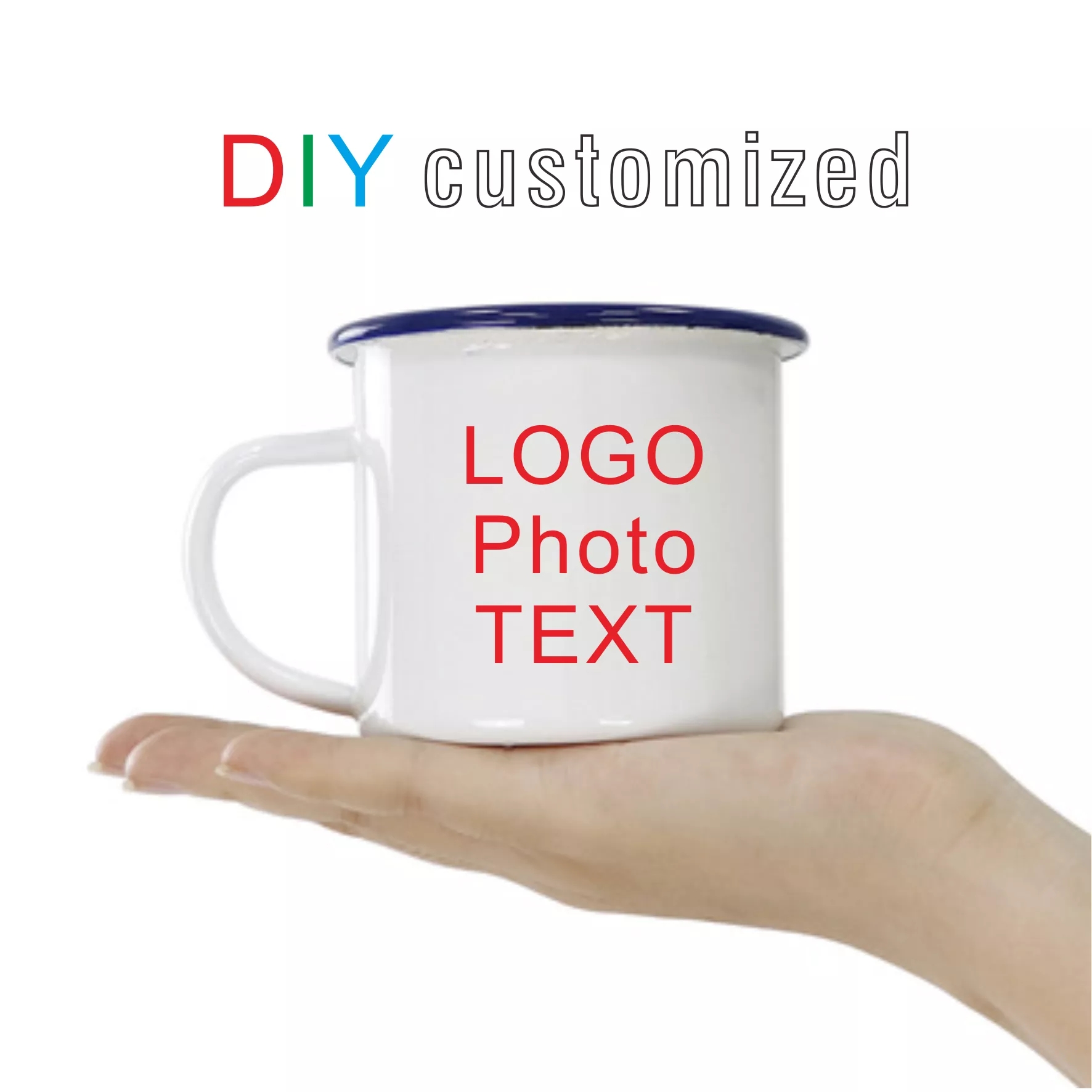 Personalized Enamel Coffee Mug - Sublimation Mug Blank incelemesi ve fiyatı