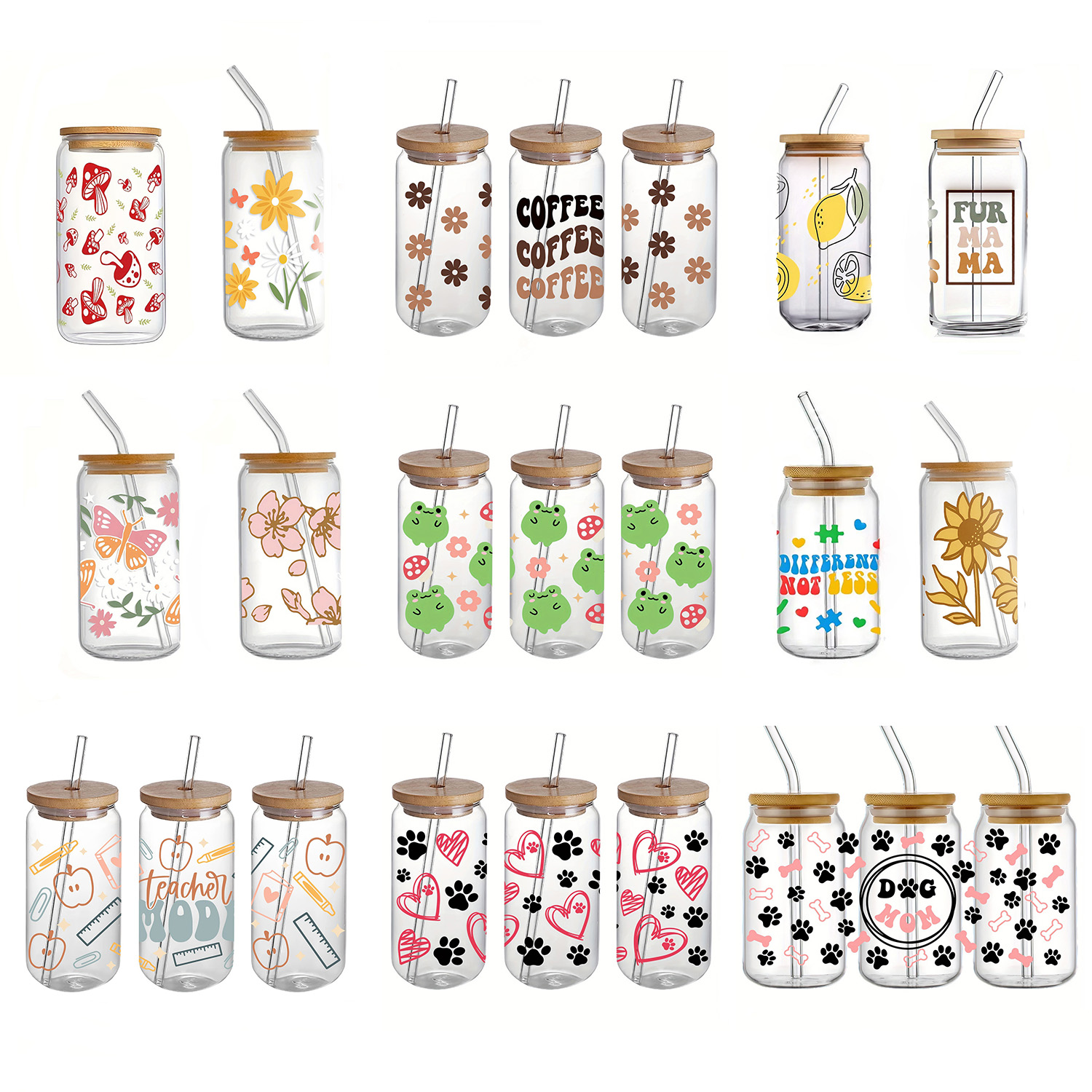 16oz Sublimation Blank Glass T - Sublimation Mug Blank incelemesi ve fiyatı